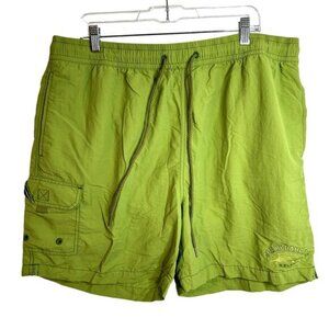 Tommy Bahama Swim Trunks Mens Size XL Green  Resort Hawaii Preppy Gorpcore